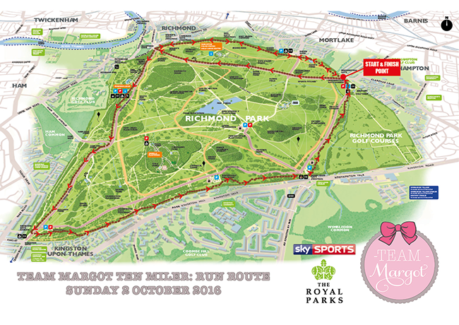 Richmond Park run route
