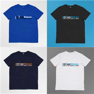 Official Chillswim Windermere T-shirt - 4 Colour Choices