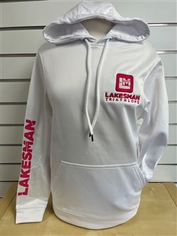 White and Pink Lakesman Tech Hoody